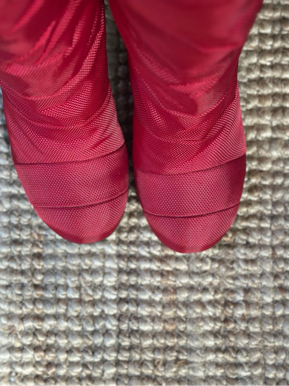 NWOT RARE United Nude Red Puffy Boots - Picture 5 of 7